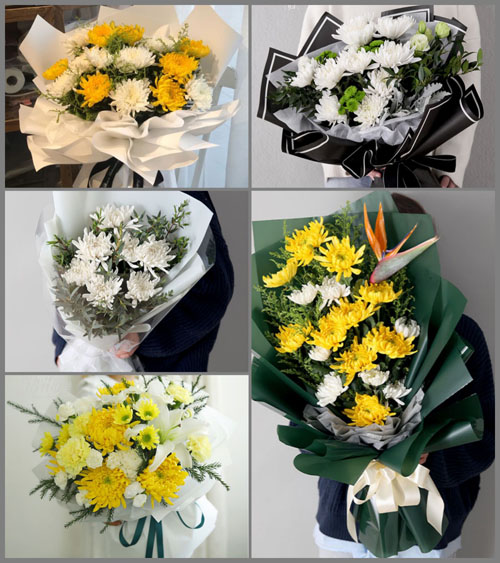 山东青岛平度市店子镇李家坡子村白事花束代送